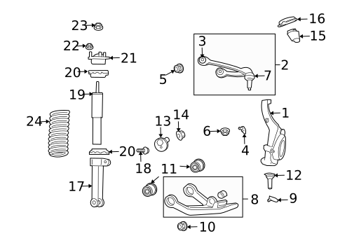 Suspension Components for 2012 Jeep Liberty #0