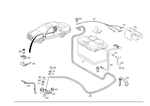 45410301 - Electrical Equipment and Instruments: Battery for Mercedes-Benz: 190D, 280SE, 300SD, 300SE, 300SEL, 380SL, 380SLC, 400E, 400SE, 400SEL, 450SE, 450SEL, 450SL, 450SLC, 500E, 500SEC, 500SEL, 500SL, 560SEC, 560SEL, 560SL, 600SEL, 600SL, C220, C230, C280, C43 AMG, CLK430, E420, E430, ML320, ML430, ML55 AMG, S420, S430, S55 AMG Image