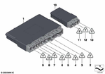 61359459676 - Vehicle Electrical System: Seat Module for BMW Image