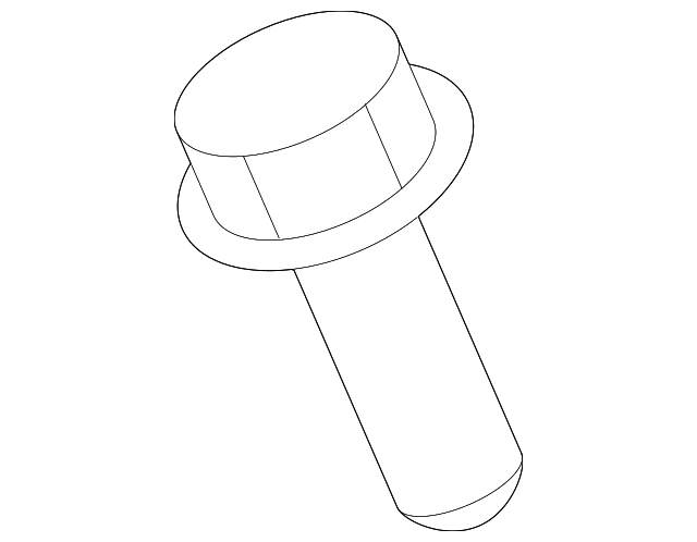 Hold Down Bolt - Porsche (N-106-531-02)