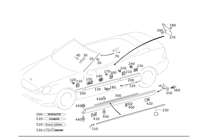 1249972282 - Covering and Lining: Hose for Mercedes-Benz Image image