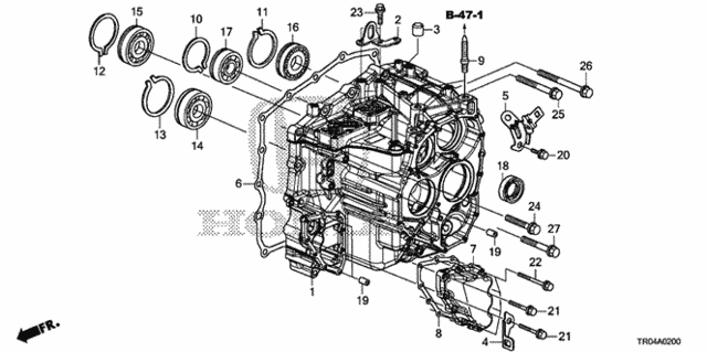 AT Transmission Case for 2012 Honda Civic #0