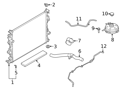 Hoses & Pipes for 2025 Ford Bronco Sport #0