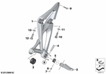 46717715784 - : Right Rear Footrest Holder for BMW-Motorrad Image