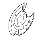 LX6Z2K004E - Brakes: Splash Shield for Lincoln: Corsair Image