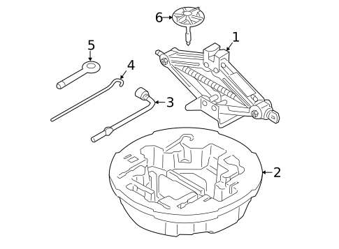 Jack & Components for 2014 Kia Cadenza #0