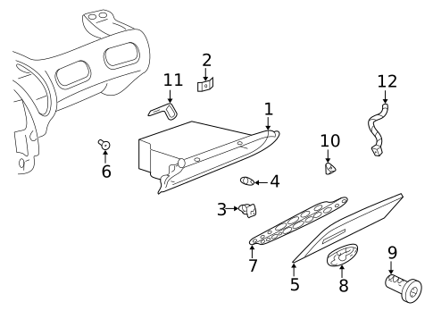 Instrument Panel for 2005 Pontiac Bonneville #1