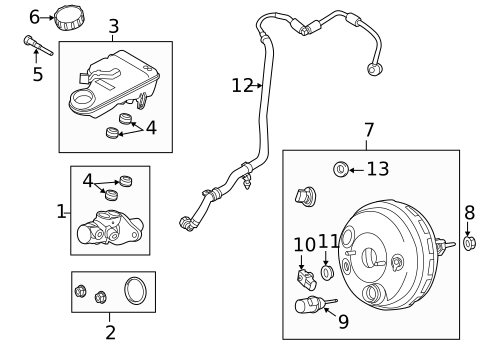 Brake Hydraulics for 2016 Ford Focus #3