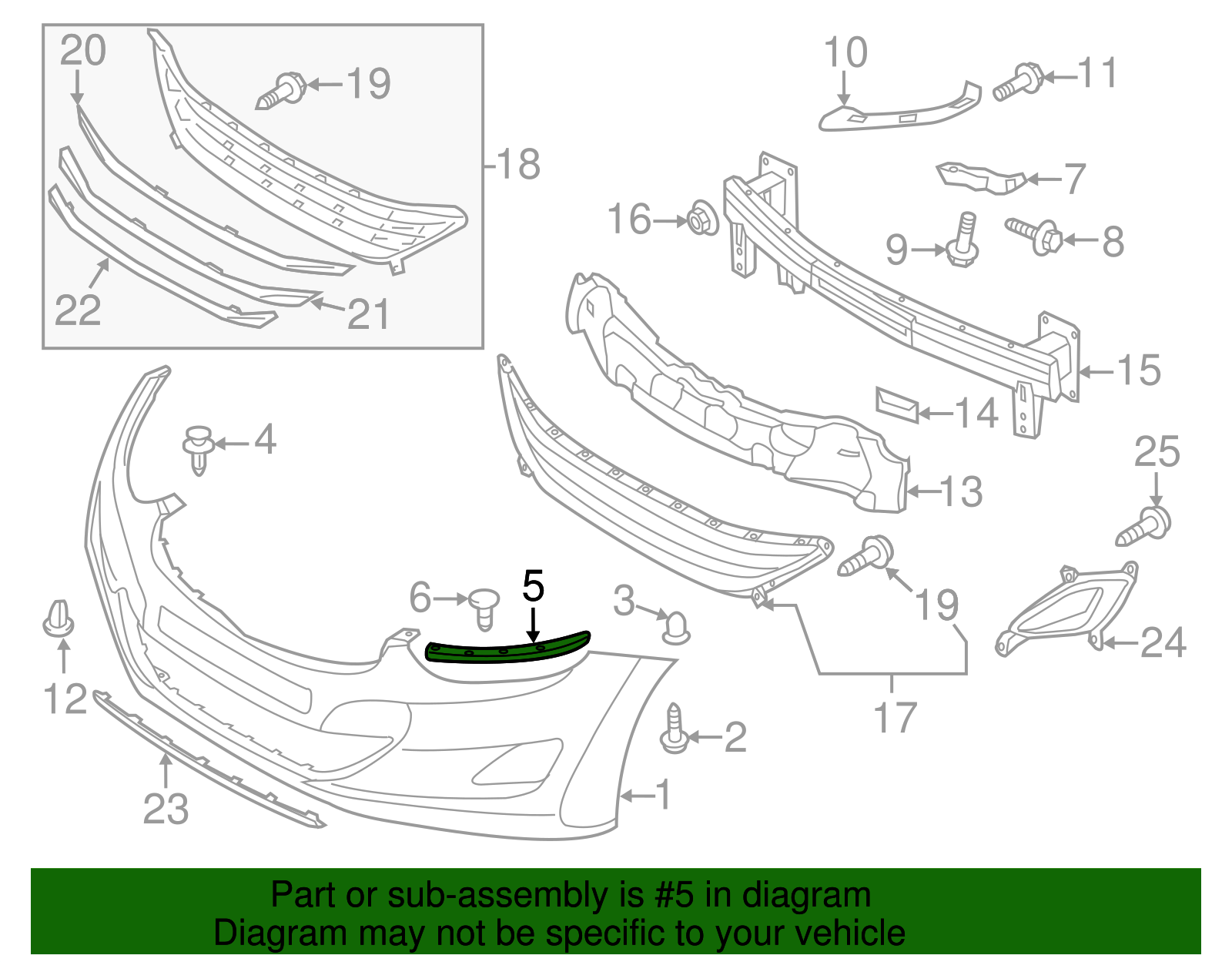 Genuine Inner Bracket for 2011-2016 Hyundai Elantra | Part# 86554-3Y000 ...