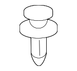 8615737000 - Body: Bumper Cover Clip for Genesis: Electrified G80, G70, G80, G90, GV60, GV80, GV80 Coupe | Hyundai: Azera, Elantra, Elantra Coupe, Elantra GT, Elantra N, Equus, Genesis, Genesis Coupe, Ioniq 5, Palisade, Santa Fe, Santa Fe XL, Sonata, Tiburon, Tucson Image