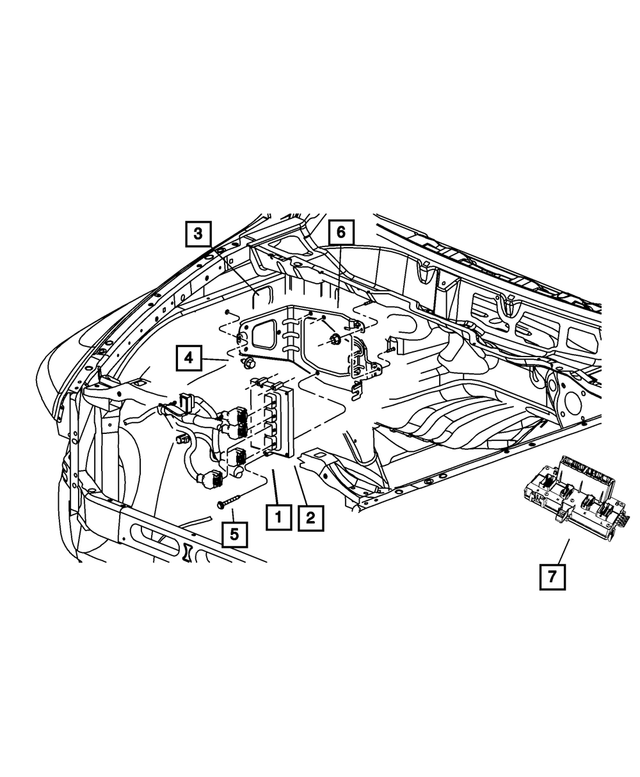 5150315AB - Electrical: Powertrain Control Module for Mopar Image image