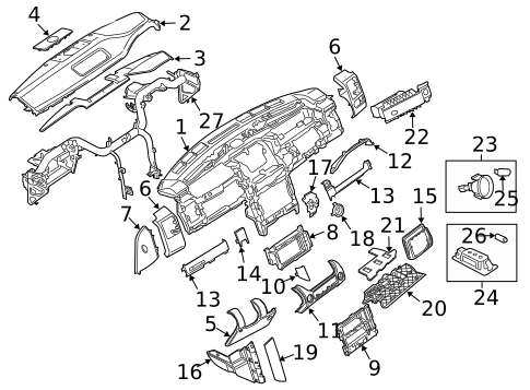 Instrument Panel for 2009 Land Rover Range Rover #0