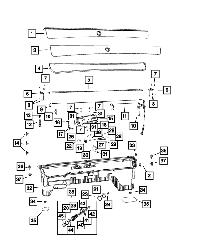 68206717AA - Electrical: Door Lock Actuator Wiring for Mopar Image