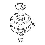 4K0121405AA - Cooling System: Reservoir for Audi: A6 allroad, A6 Quattro, A7 Sportback, RS7 Sportback, S6, S7 Sportback Image