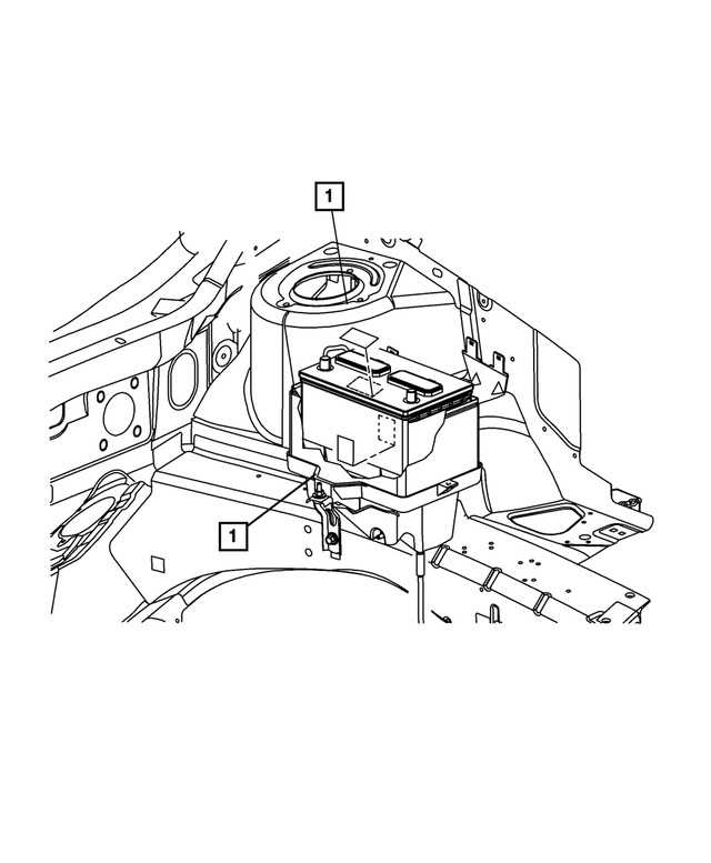 4606818AA - Labels: Battery Label for Mopar Image