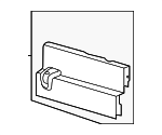 LK4Z61311A59AA - Body: Front Molding for Ford Image