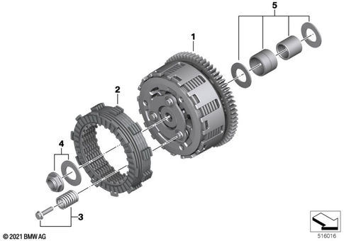 Clutch with Clutch Plate for 2021 BMW-Motorrad G 310 GS #0