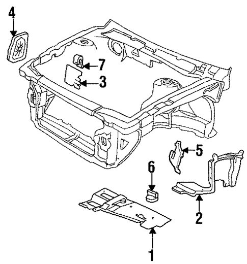 Splash Shields for 1995 Oldsmobile Achieva #0