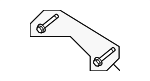 MU000760 - Suspension: Suspension Control Arm Bolt for Mitsubishi Image