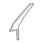 15743584 - Body: Windshield Pillar Trim for Chevrolet: Blazer, S10 | GMC: Jimmy, Sonoma | Oldsmobile: Bravada Image