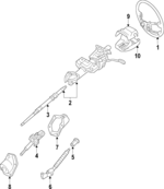 4510004251B0 - Steering: Steering Wheel for Toyota Image