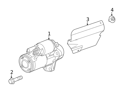 Starter for 2014 Cadillac CTS #0