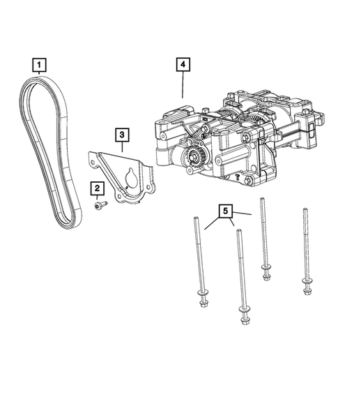 Timing Belt/Chain and Cover and Balance Shaft for 2021 Jeep Compass #7