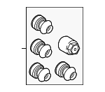 LR066227 - : Wheel Lock Kit for Land-Rover Image