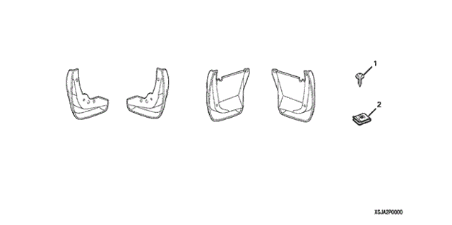Splash Guard (1) for 2005 Acura RL #0