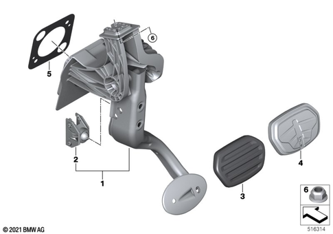 Pedals for 2025 BMW 228 #0