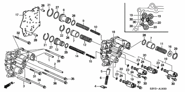 AT Accumulator Body ('03-'06) for 2006 Acura MDX #0