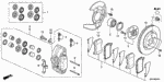 1463SEPA51 - Chassis: SEAL &amp; BOOT SET, PISTON for Acura Image