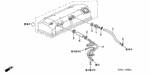 91405PM5004 - Engine: CLAMP, TUBE (D17) for Honda Image