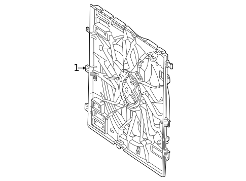 Cooling Fan for 2023 Mercedes-Benz Sprinter 3500 #0