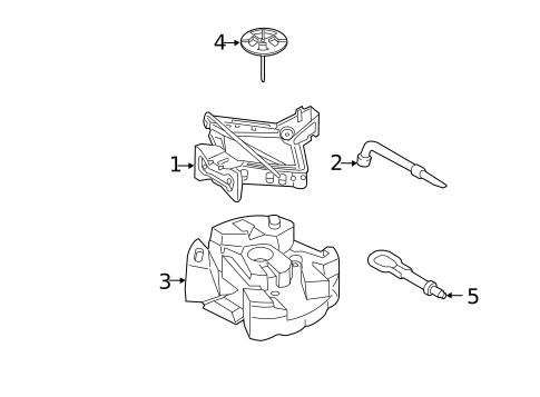 Jack & Components for 2013 Lincoln MKZ #0