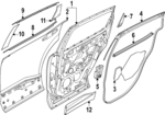 828707LD0A - : Lower Molding for Nissan: Kicks Image