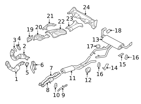 Exhaust Components for 2009 BMW X6 #0