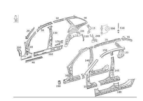 Side Panels for 2005 Mercedes-Benz C240 #0