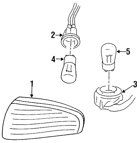 Combination Lamps for 1995 Buick Riviera #0