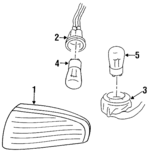 5976413 - Electrical: Turn Signal for Buick: Riviera Image