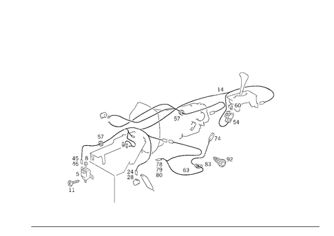 Electrical Parts Used for Automatic Transmission for 1993 Mercedes-Benz 300TE #1
