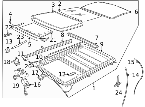 Sunroof for 2002 Land Rover Range Rover #0