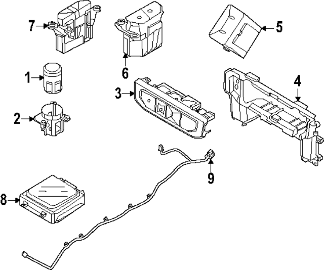 846D1GG000 - : Start Button Bracket for Kia Image
