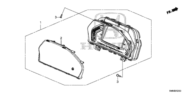 Meter (Denso) for 2021 Honda Odyssey #0