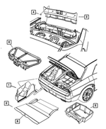 4662030AC - Interior Trim: Trunk Carpet for Mopar Image