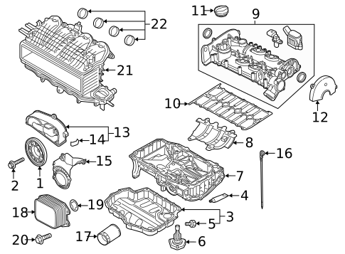 Engine Parts for 2018 Audi A3 Sportback e-tron #0