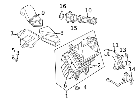 Air Intake for 2000 Audi A6 #0