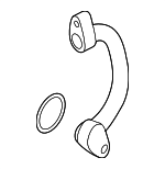 99757309903 - Cooling System: Intake Pipe for Porsche Image