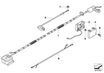 61121508931 - Vehicle Electrical System: Battery Cable (Plus Pole) for Mini Image
