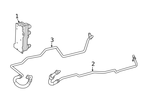 Trans Oil Cooler for 2015 Mercedes-Benz C400 #0